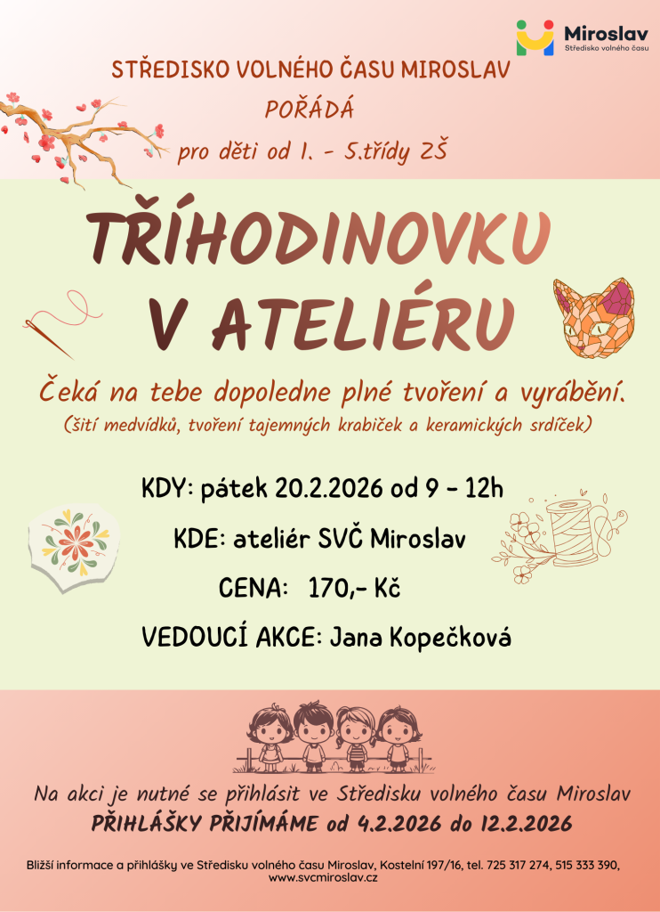 Tříhodinovka v ateliéru