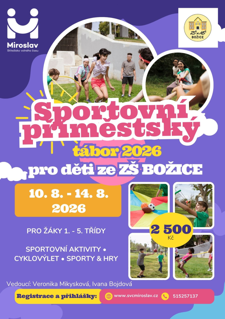 Sportovní příměstský tábor Božice
