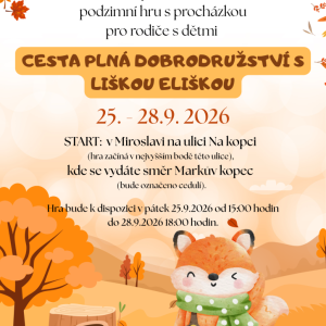 Cesta plná dobrodružství s liškou Eliškou